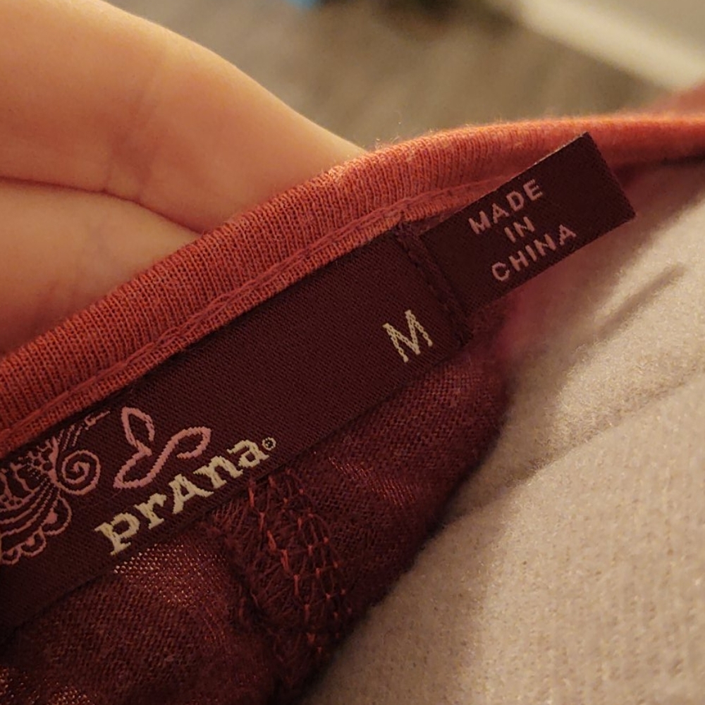 PrAna Amanda Dolman Sleeve Wool Blend Top Raisin - Picture 9 of 10